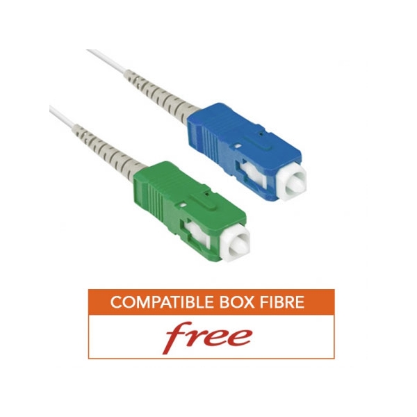 Cable fibre optique pour freebox free