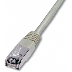 Câble réseau Ethernet (RJ45) haute résistance gris catégorie 6 F/UTP  compatible avec Box Internet PS5 PS4 Xbox Routeur Switch Mo