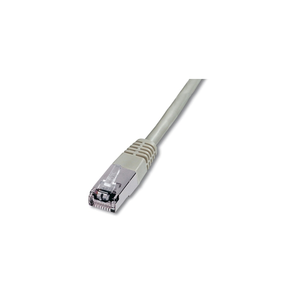 Câble réseau Ethernet (RJ45) haute résistance gris catégorie 6A S/FTP