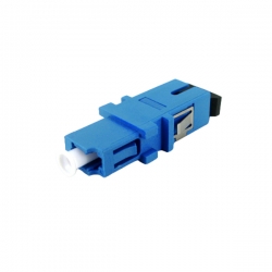Adaptateur fibre optique bleu – SC-UPC/M vers LC-UPC/F – Fibre Monomode