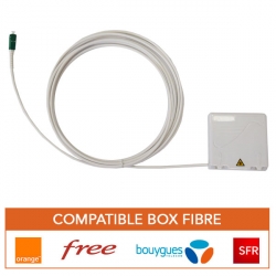 Rallonge fibre optique avec PTO pour box fibre