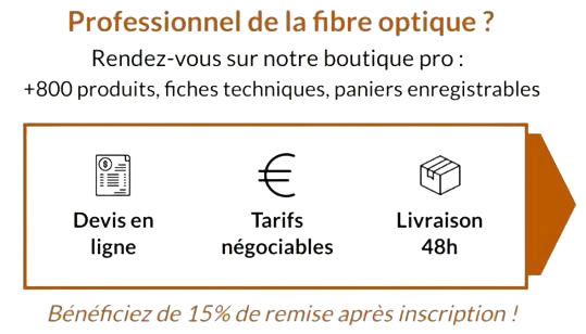 Câble Fibre Optique pour box fibre (Orange , Bouygues, SFR fibre compatible)